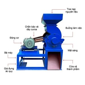 máy băm xơ dừa b450